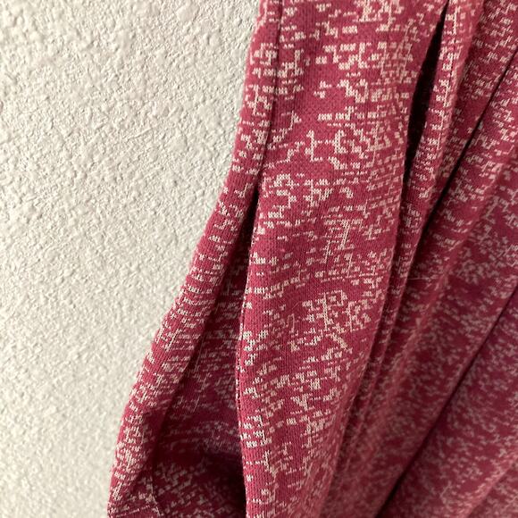 Lularoe Amelia Dress Short Sleeve Fit and Flare - Burgundy Maroon - XS - Picture 3 of 8